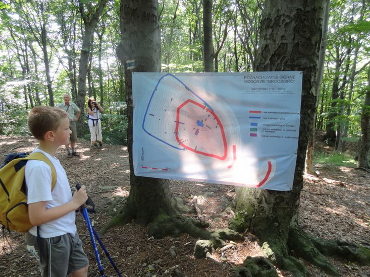 Odkryj Beskid Wyspowy 2012 - Grodzisko - trasa - 8.07.2012 r., fot. Odkryj Beskid Wyspowy 